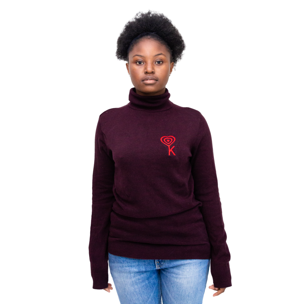 KSANS PAREIL Tamarind wool  roll neck knit