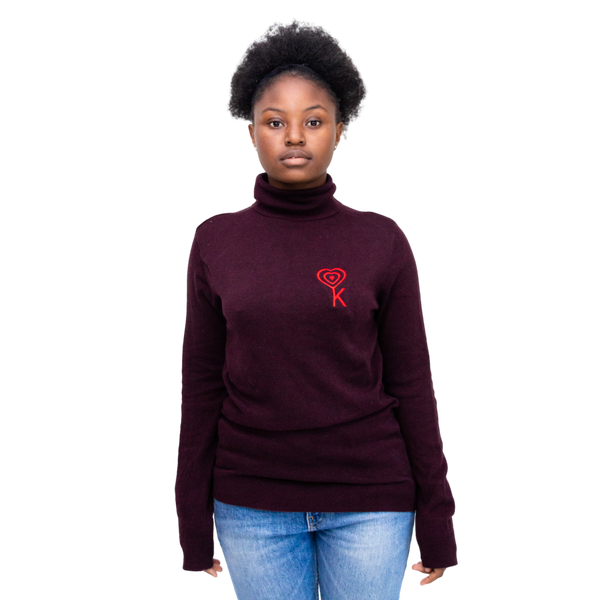KSANS PAREIL Tamarind wool  roll neck knit