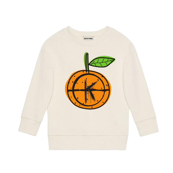 Children's K Orange Long-Sleeve Sweatshirt