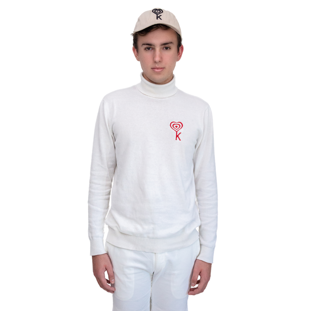 KSANS PAREIL Offwhite roll neck