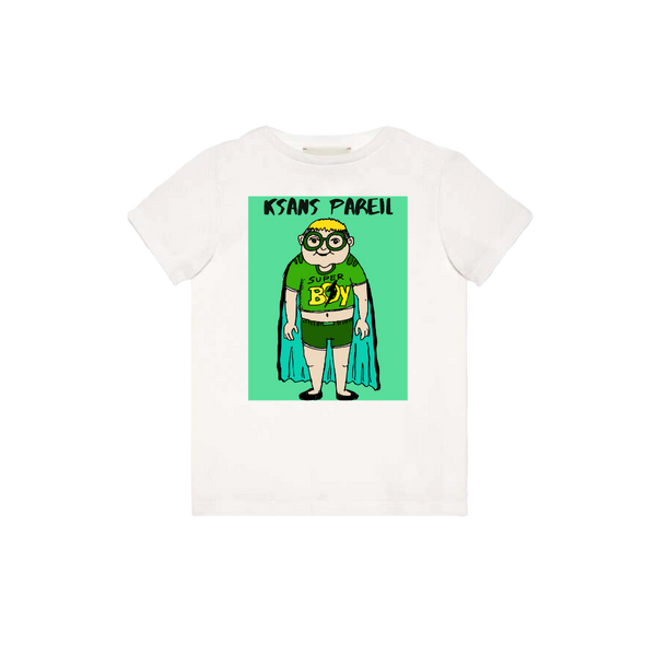 Children's KSANS PAREIL print cotton T-shirt