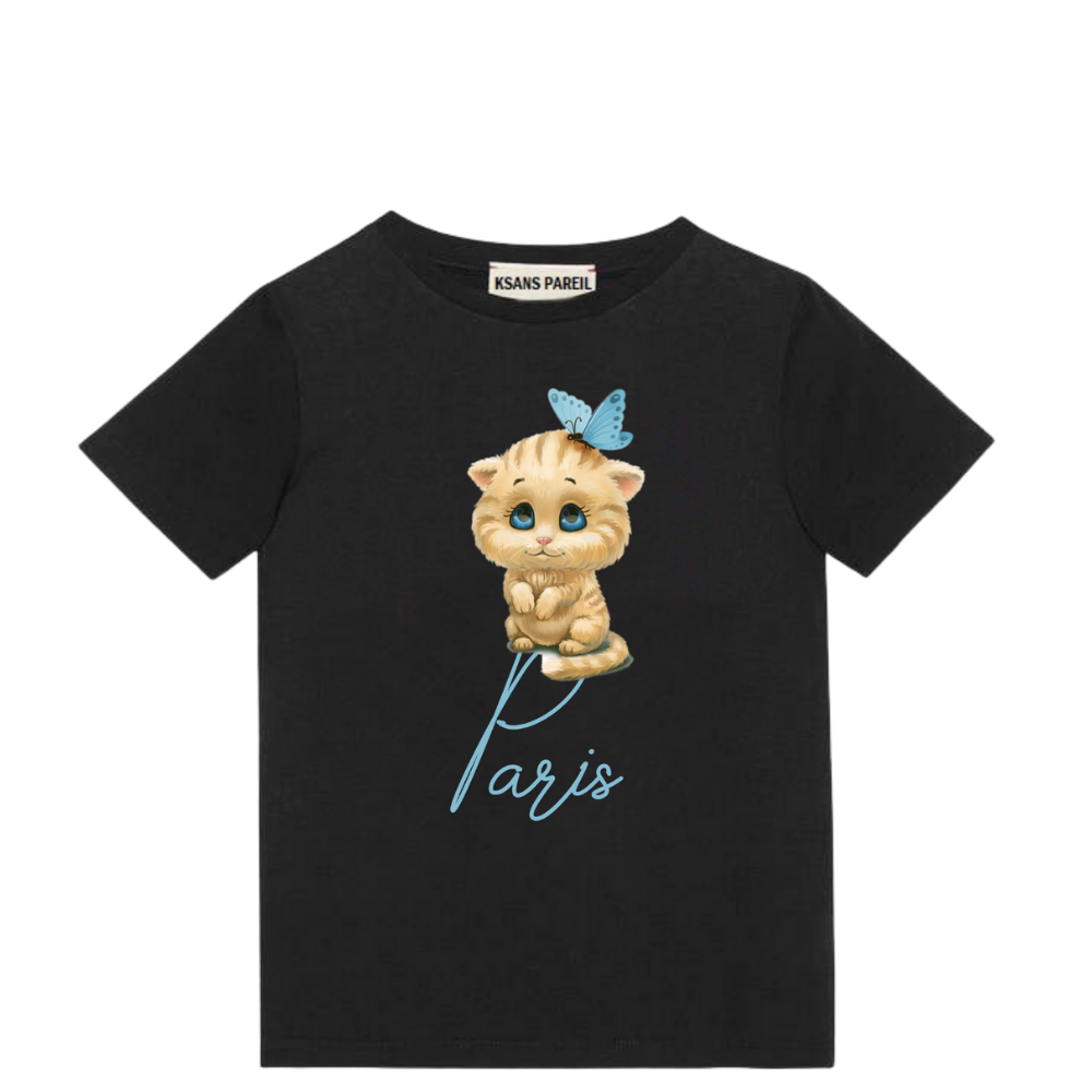 Children's KSANS PAREIL Paris cotton T-shirt